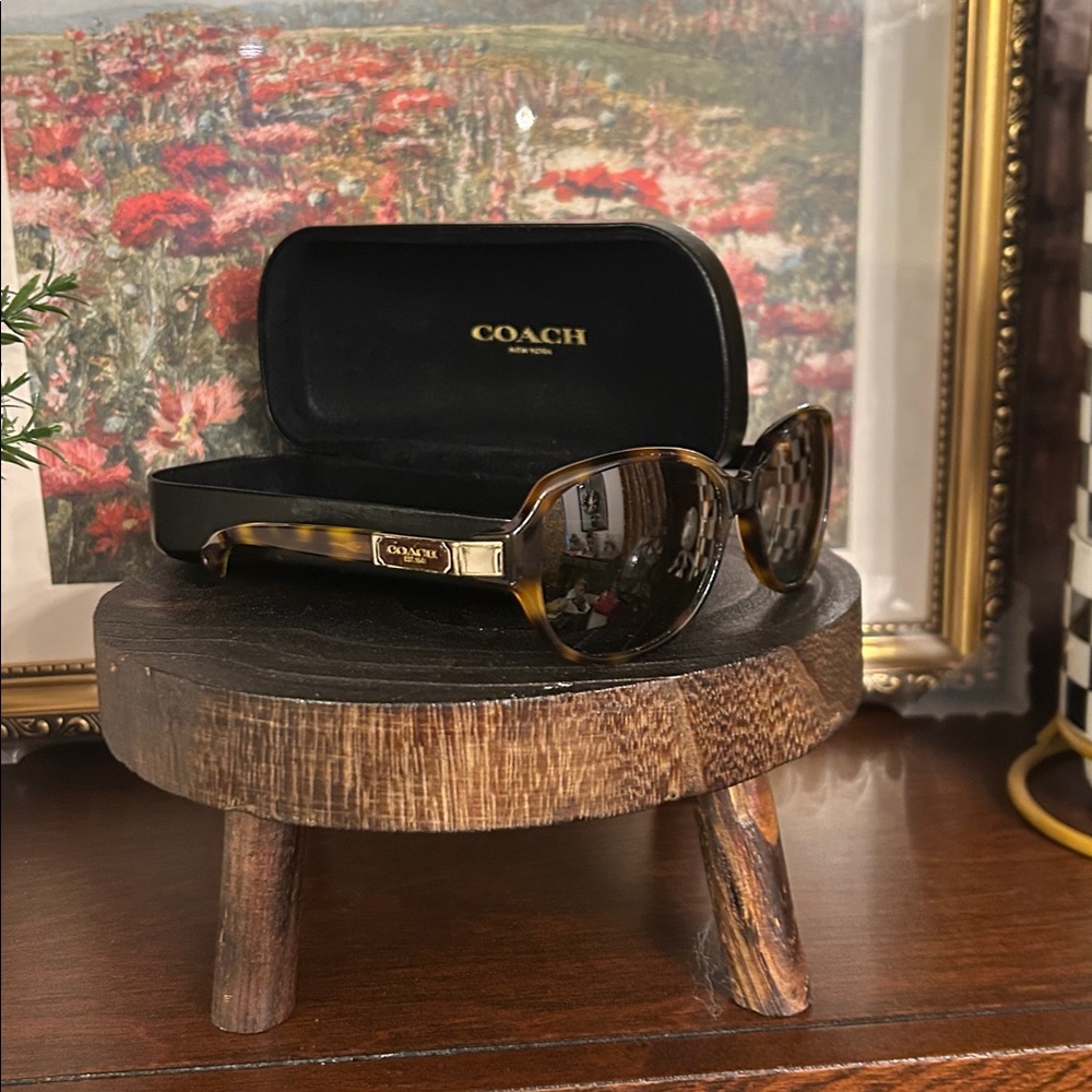 Coach Tortoise Shell Sunglasses - Picture 8 of 8